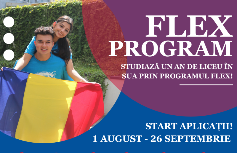 Vrei să faci liceul în America? Programul FLEX îți oferă această oportunitate!