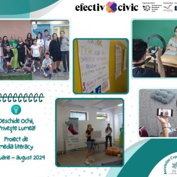 Proiectul de Educație Media „Deschide Ochii, Priveste Lumea!” își încheie activitățile cu succes