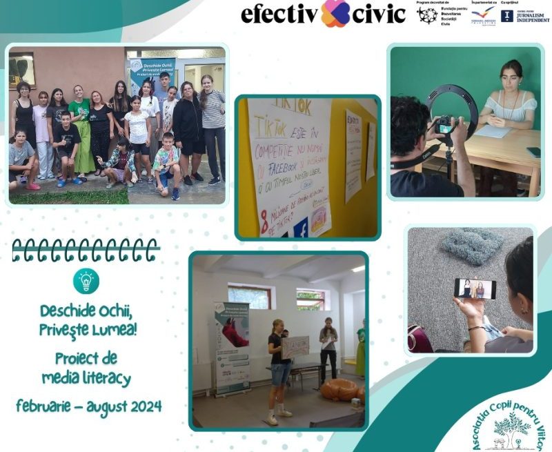 Proiectul de Educație Media „Deschide Ochii, Priveste Lumea!” își încheie activitățile cu succes