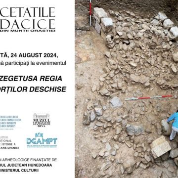 Sâmbătă, 24 august 2024 e „Ziua Porților Deschise” la Sarmizegetusa Regia
