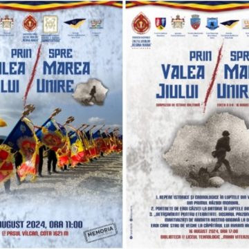 Simpozion național și pelerinaj istoric și patriotic la Memorialul de la Pasul Vâlcan sub genericul„Prin Valea Jiului spre Marea Unire”