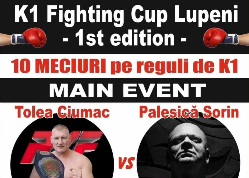 Prima gală de kickboxing de la Lupeni programează 10 meciuri pe reguli K1
