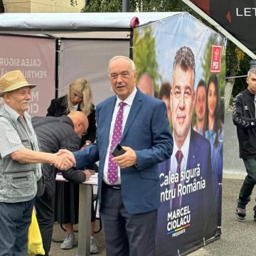 Social-democrații hunedoreni au început strângerea semnăturilor pentru susținerea candidaturii lui Marcel Ciolacu în alegerile prezidențiale