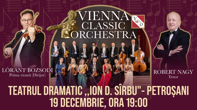 Turnelul „Vienna Classic Christmas” ajunge în decembrie și la Petroșani