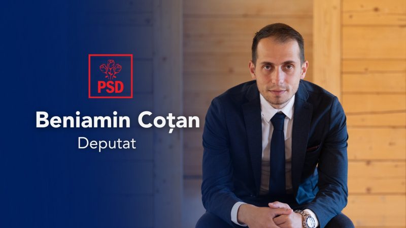 Beniamin Coțan: „Munca pentru un loc în Parlamentul României a început în echipa PSD Hunedoara!”