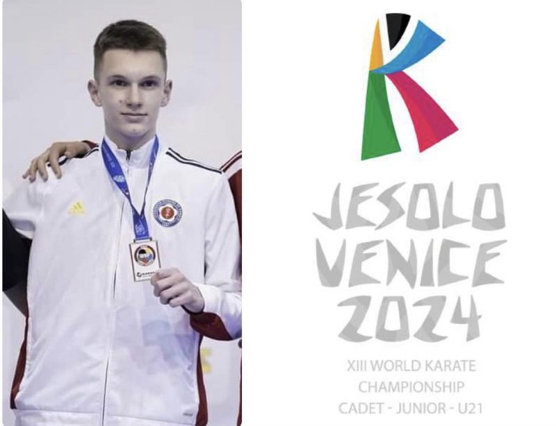Petroșeneanul Victor Igărelu reprezintă România la Campionatul Mondial de Karate din Italia