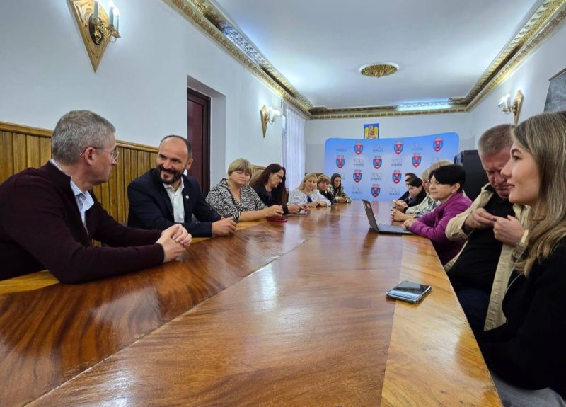 Grup de ucrainieni în căutare de exemple de bune practici privind tranziția justă, la Petroșani