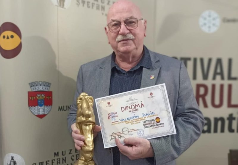 Epigramistul hunedorean David Valentin, laureat al Festivalului de Umor „Constantin Tănase”