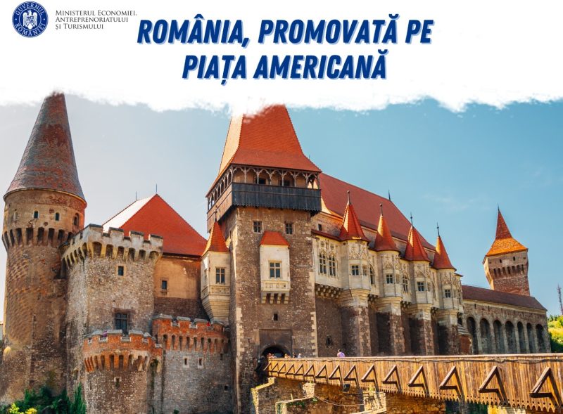 România turistică promovată în SUA. Castelul Corvinilor, printre obiectivele de interes pentru americani.