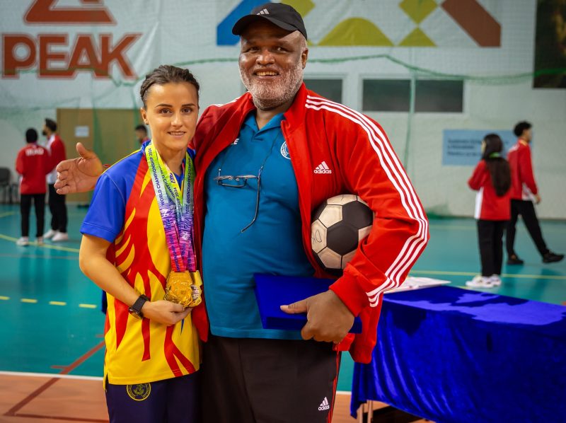 Anamaria Gherghel a adus România în poziția de campioană mondială la fotbal tenis