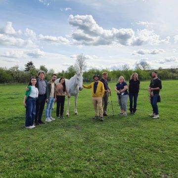 Călin Popa, fondatorul Carpathian Horse Trekking Petrila, participant la un schimb de experiență la nivel european în cadrul proiectului EUnetHorse