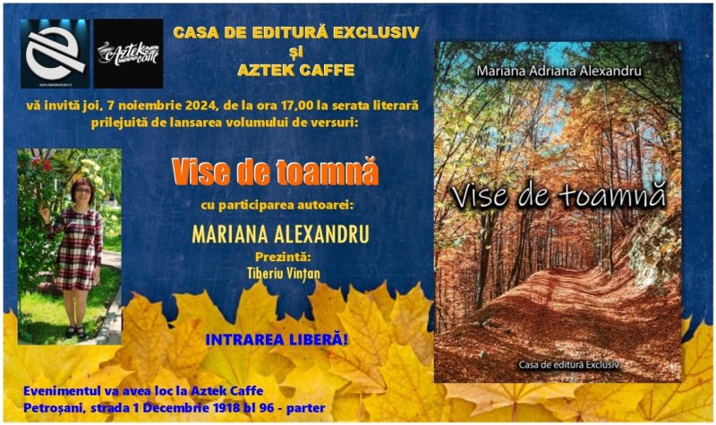Visele de toamnă în acorduri poetice ale Marianei Alexandru
