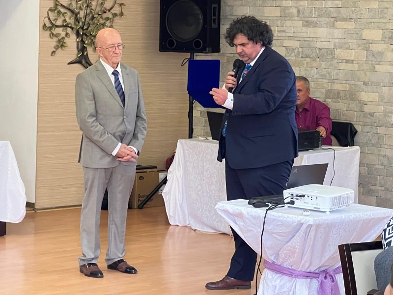 Profesorul Valeriu-Augustin Stoian, de la Facultatea de Construcții a UPT, omagiat la împlinirea vârstei de 75 de ani și peste 50 de ani de activitate didactică