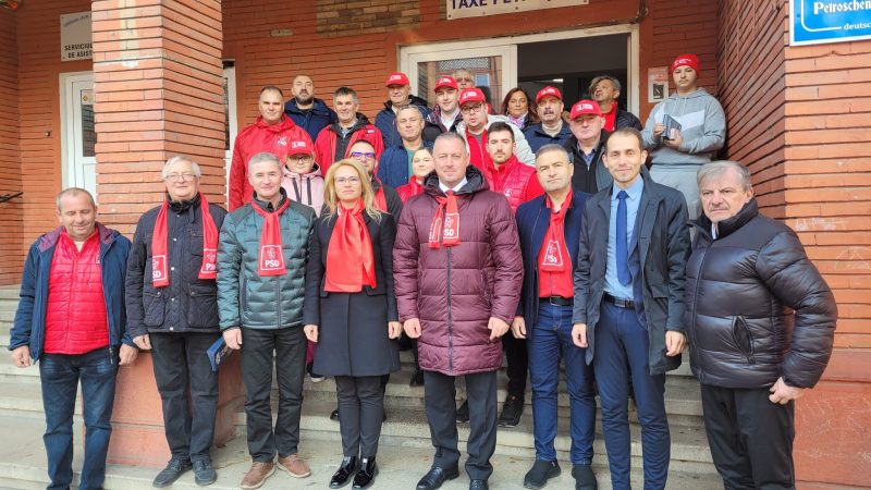 PSD Petroșani susține candidații social-democrați pentru alegerile parlamentare