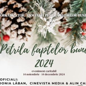 S-a dat startul celei de-a VIII-a ediții a proiectului caritabil „Petrila faptelor bune”