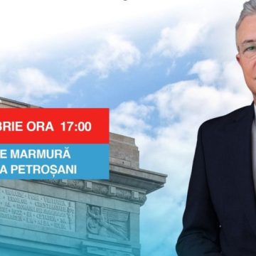 Cristian Diaconescu, primul candidat la Președinție prezent în campanie electorală în Valea Jiului