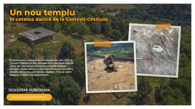 Descoperire impresionantă în cetatea dacică de la Costești-Cetățuie