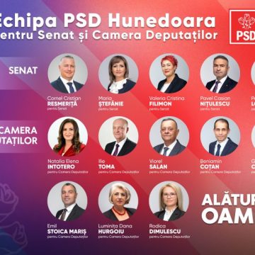 Președintele Laurențiu Nistor susține candidații PSD Hunedoara pentru Parlamentul României (PE)