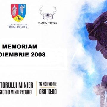 ”Ziua Salvatorului Miner”, eveniment comemorativ la Exploatarea Culturală Petrila