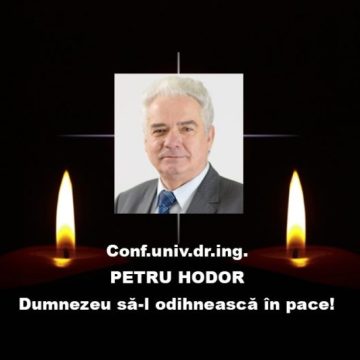 Fostul primar al municipiului Vulcan, conf.univ.dr.ing. Petru Hodor a trecut la cele veșnice