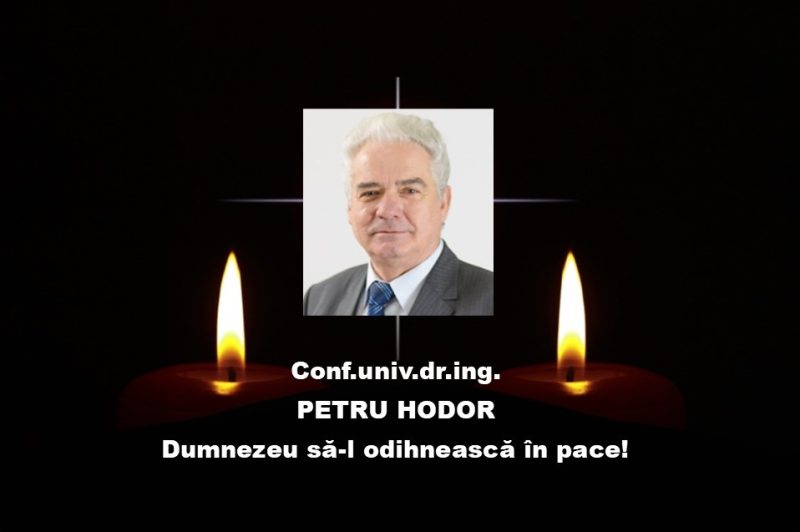 Fostul primar al municipiului Vulcan, conf.univ.dr.ing. Petru Hodor a trecut la cele veșnice