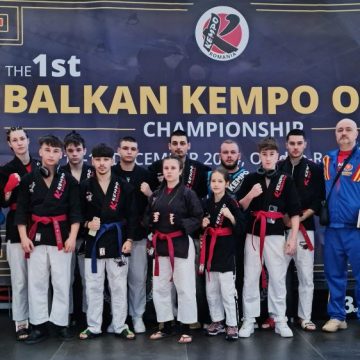 Rezultate excepționale pentru sportivii CSM „M. Viteazu” Vulcan la Campionatul Balcanic de Kempo de la Oradea