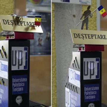 Un colectiv de la UPT a realizat o statuetă care se mișcă, pentru a sărbători 35 de ani de la Revoluție