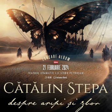 Cătălin Stepa lansează, în februarie, la Petroșani, al doilea album de autor