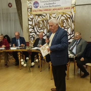 Dumitru Gălățan Jieț, laureat al premiului de excelență al Asociației Jurnaliștilor și Scriitorilor din Turism din România