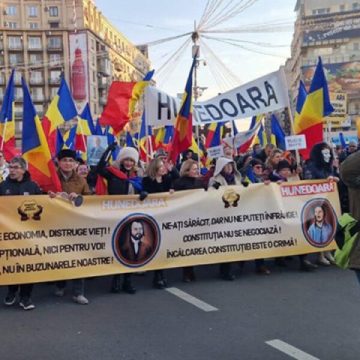 AUR Hunedoara, prezență activă la iarna protestelor