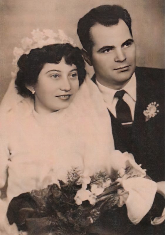 Petru și Laura Barb, la momentul căsătoriei din anul 1960