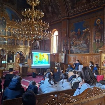 Pilda Fiului Risipitor, prezentată la Vulcan într-o proiecție inedită de film animat în Biserică