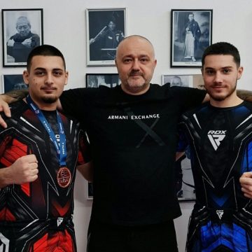 Luptătorul vulcănean Darius Spiridon, pe podium la Campionatul European MMA din Serbia