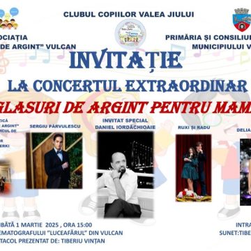 „Glasuri de argint pentru mama”, într-un spectacol de gală marca Ileana Berki, la Vulcan