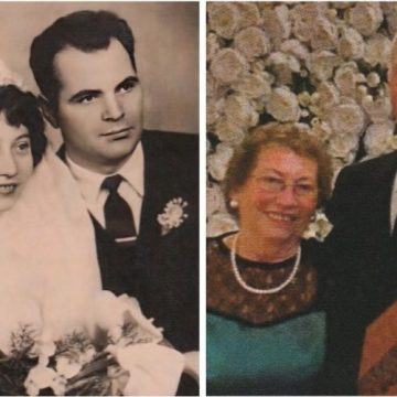 Fenomenala poveste de viață a unei familii care scris istorie (și) în Valea Jiului, Petru și Laura Barb, la sărbătoarea celor 65 de ani de căsnicie