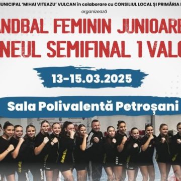 Valea Jiului e gazda semifinalei I a turneului național de handbal pentru junioare