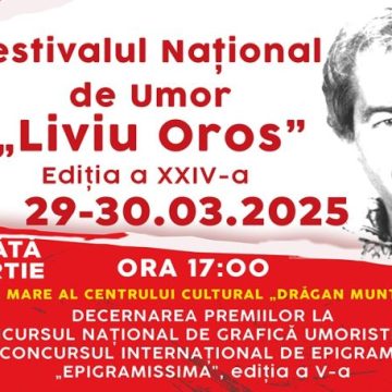 Festivalului Național de Umor „Liviu Oros” de la Deva ajunge la ediția a XXIV-a și promite umor de cea mai bună calitate