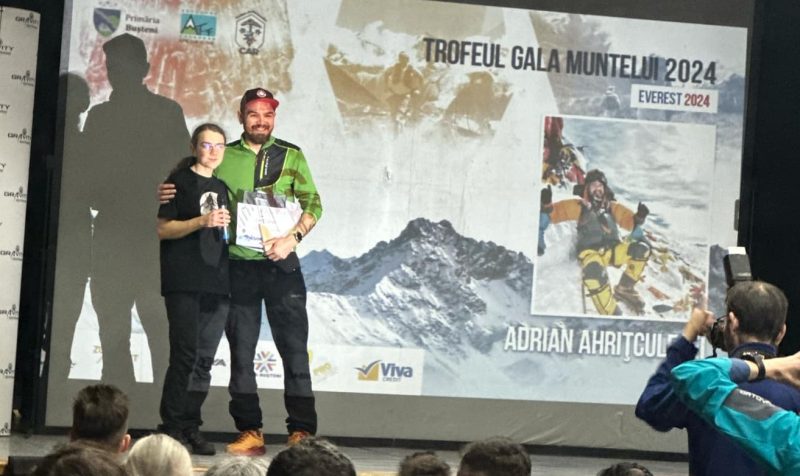 Adrian Ahrițculesei premiat la ”Gala Muntelui”