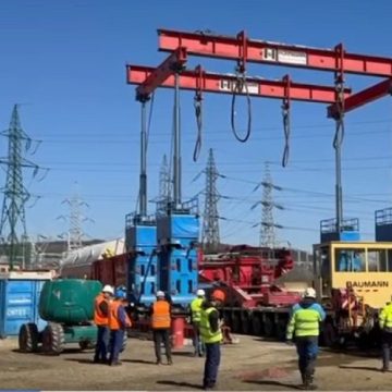 Al doilea transport agabaritic de mari dimensiuni (788 t) a ajuns cu bine la Termocentrala Mintia!
