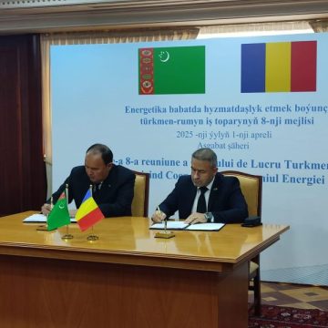 Petroșeneanul Casian Nițulescu, copreședinte al Grupului de lucru turkmeno-român privind cooperarea în domeniul energiei