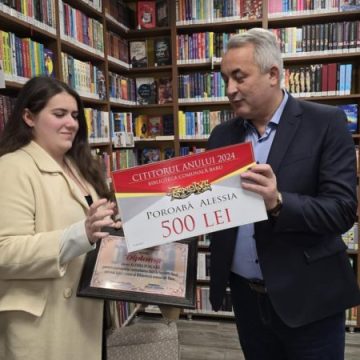 O elevă din satul Livadia, laureată a Premiului de excelență pentru cel mai bun cititor