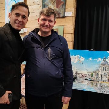 Lucrări ale artistului plastic lupenean Ioan Frătuțiu, pe simeze la două expoziții de artă din București