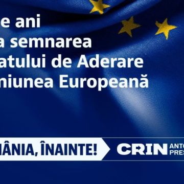 Crin Antonescu: „România are nevoie de mai multă Europă!”