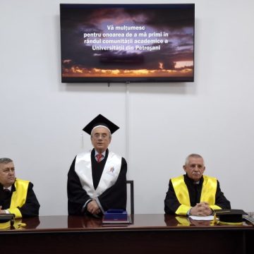Universitatea din Petroșani are un nou „Doctor Honoris Causa”: prof.univ.dr.ing. Victor Mocanu