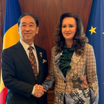 Întâlnirea Ministrului Culturii, Natalia-Elena Intotero cu Ambasadorul Japoniei în România, E.S. Takashi Katae