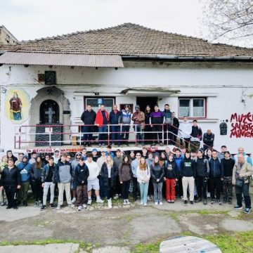 Studenți ai UBB Cluj în vizită la Mina Petrila