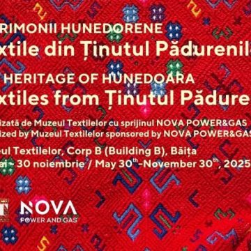 „Patrimonii Hunedorene. Textile din Tinutul Pădurenilor”, o nouă expoziție la Muzeul Textilelor din Băița