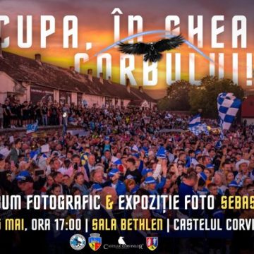 „Cupa, în ghearele corbului!”, expoziție și lansare de album dedicat echipei Corvinul, la Castelul de la Hunedoara