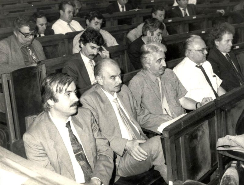 Valeriu Butulescu în Parlament 1991