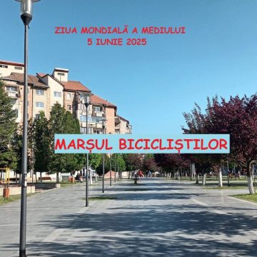 Marșul Bicicliștilor marchează „Ziua Inernațională a Mediului” la Petroșani